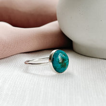 Load image into Gallery viewer, Chrysocolla Silver Ring
