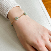 Load image into Gallery viewer, Flower Power | Wire-wrapped Flower Bead Bracelet
