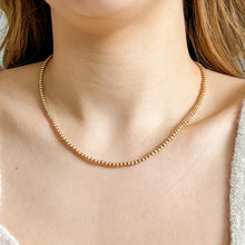 Load image into Gallery viewer, Fine Gold Beaded Necklace
