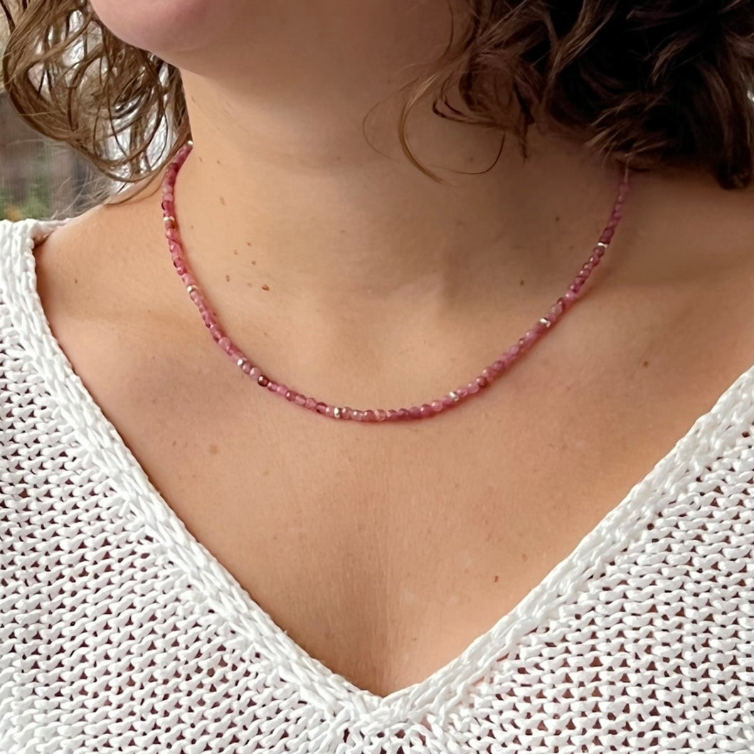 Bliss - Pink Tourmaline Necklace