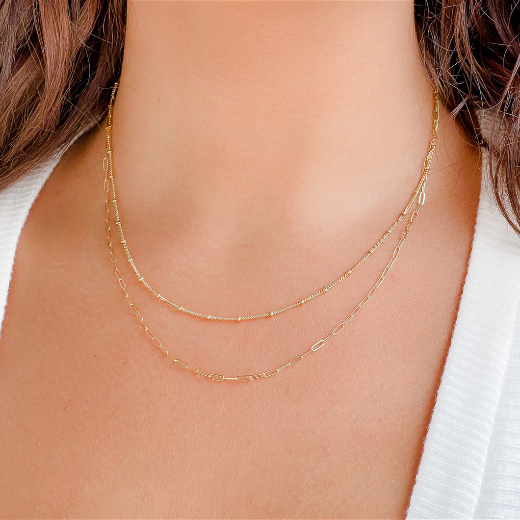 Delicate Layered Gold Necklace