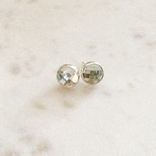 Load image into Gallery viewer, Green Quartz Gemstone Earrings
