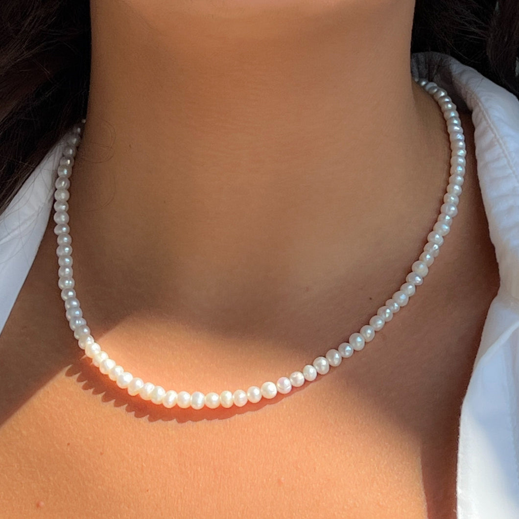 Essential Strung Pearl Necklace